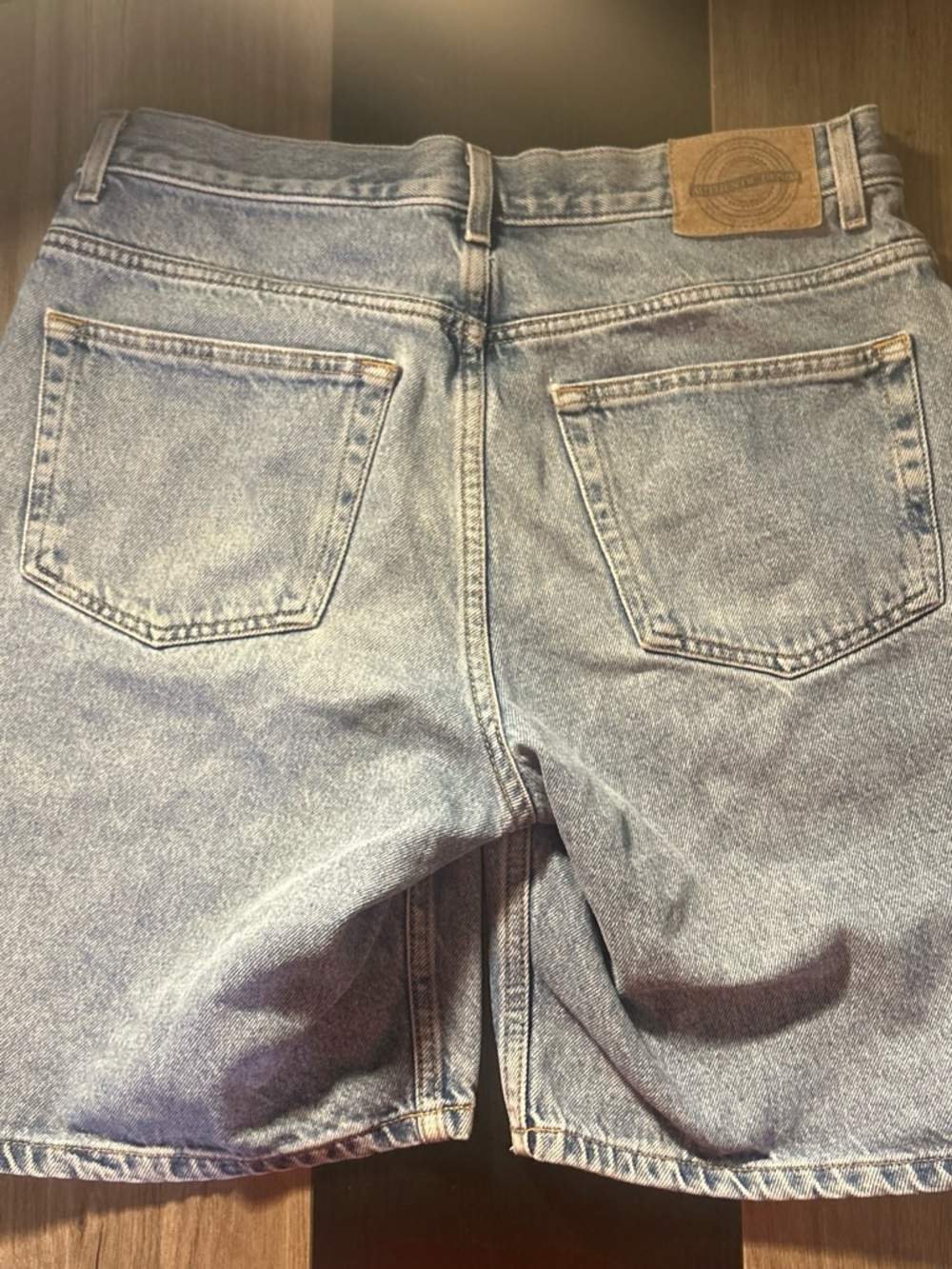 Roundtree & Yorke Light Blue Denim Jean Shorts